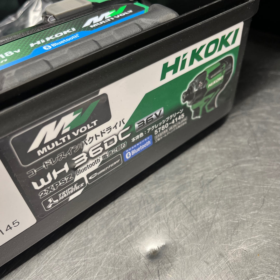 【未使用(店頭展示品)】★ハイコーキ(HIKOKI ※旧:日立工機) コードレスインパクトドライバー WH36DC(2XPSZ)(L)【東大和店】
