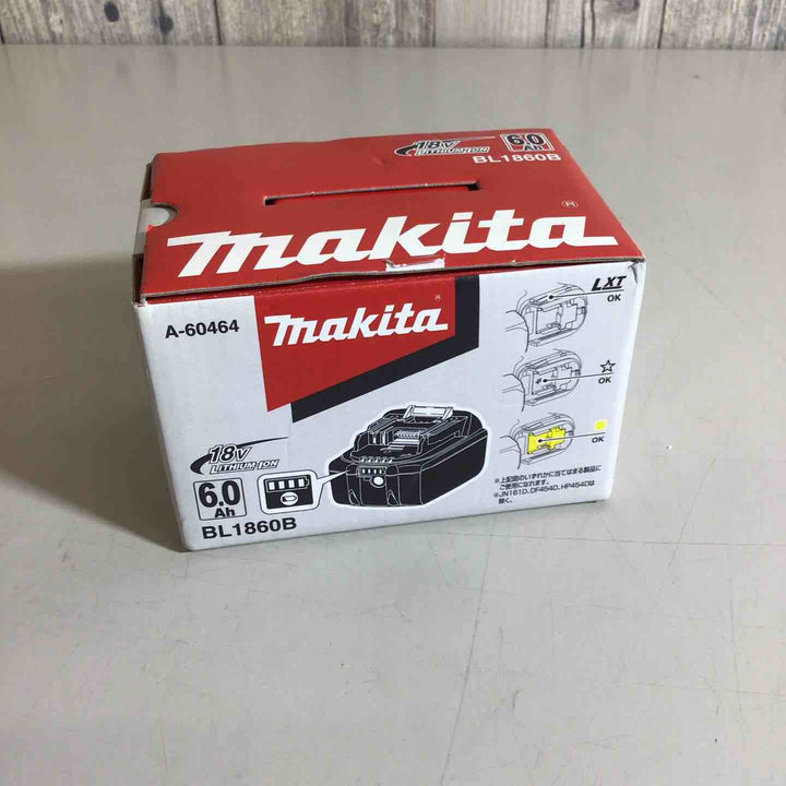 ★マキタ(makita) リチウムイオンバッテリー 18V/6.0Ah BL1860B【戸田店】