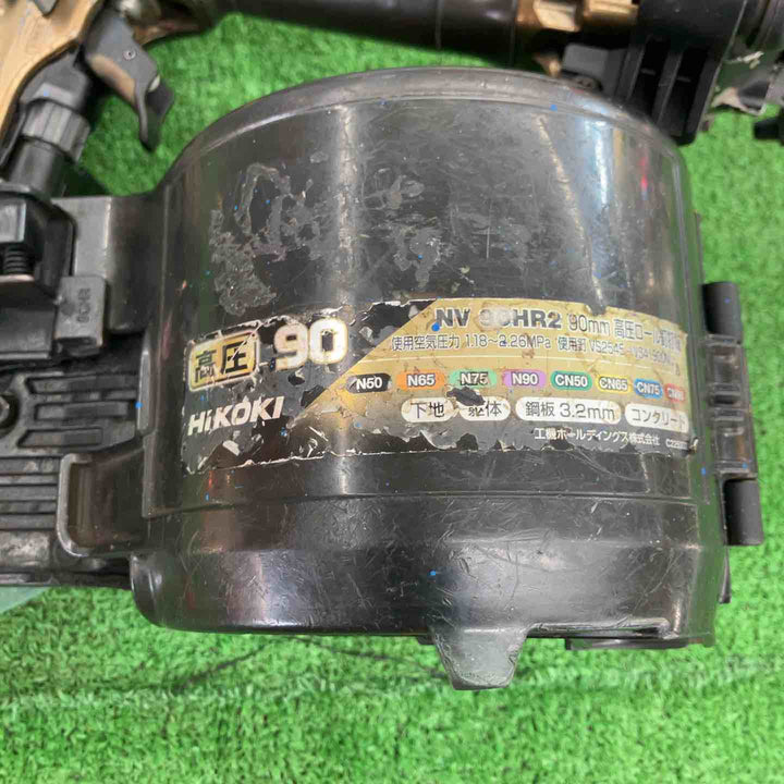 【中古品】 ◎メンテ済み◎ ハイコーキ/HIKOKI 高圧エア釘打ち機・NV90HR2(S) 【桶川店】
