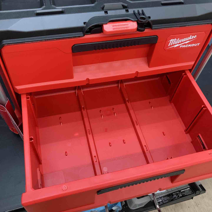 【未使用品】ミルウォーキー(milwaukee) PACKOUT 引き出し収納 2段 ツールボックス 48-22-8442D【川越店】