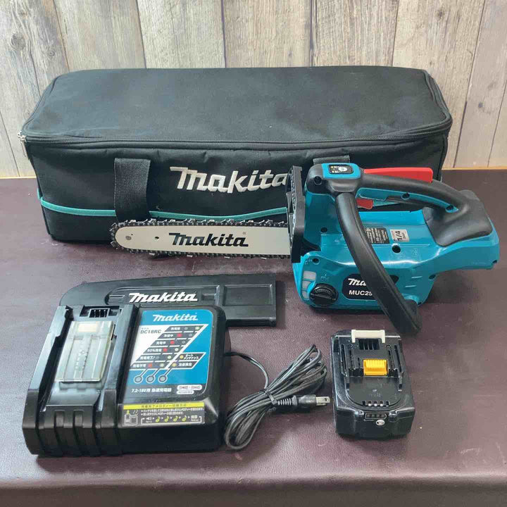 【中古品】 マキタ(makita) 18V コードレスチェーンソー MUC254DRGX バッテリー1個 【東大和店】