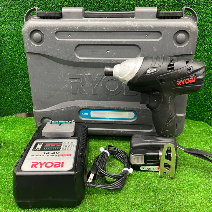 RYOBI 14.4Vインパクトドライバー BID-1406 ケース、充電器、バッテリx1個付き【桶川店】