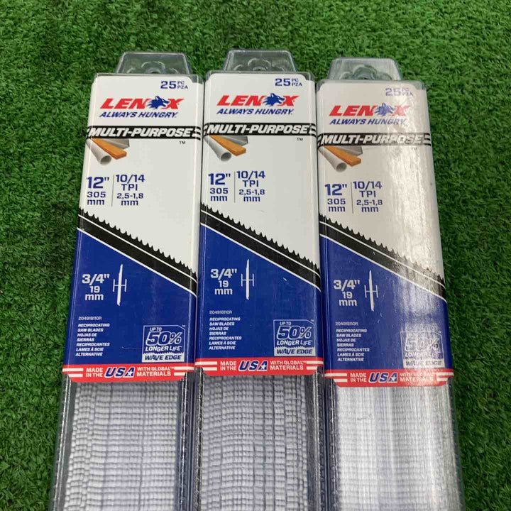 【3個まとめ】 レノックス(LENOX) 300mm セーバーソーブレード(25枚入) 【桶川店】