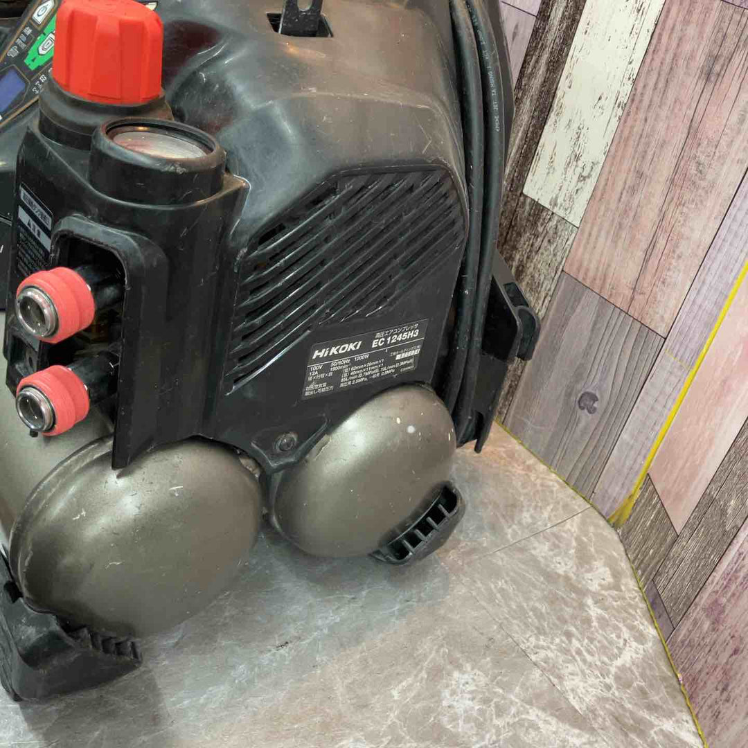 ★ハイコーキ(HIKOKI ※旧:日立工機) 高圧エアコンプレッサ EC1245H3(CTN)【八潮店】