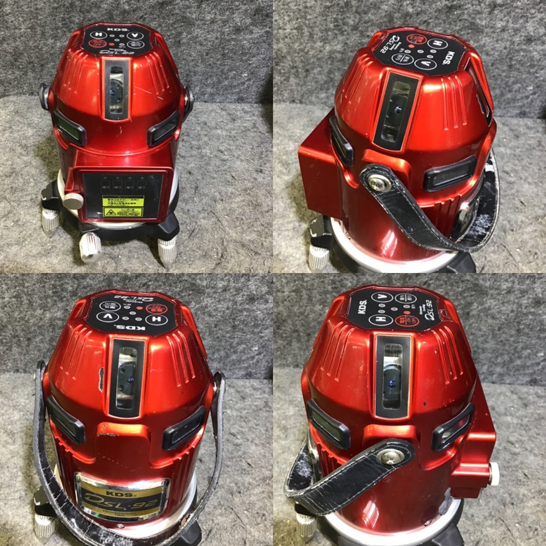 【中古品】KDS 電子整準 フルラインレーザー墨出し器 DSL-92※本体のみ、受光器は付きません！※【桶川店】
