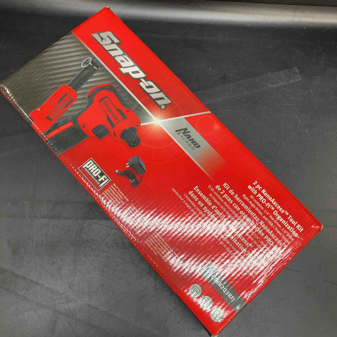 【未使用品】スナップオン(Snap-on) ナノアクセス 電動ドライバーセット CTNN2Q3KFJ【川越店】