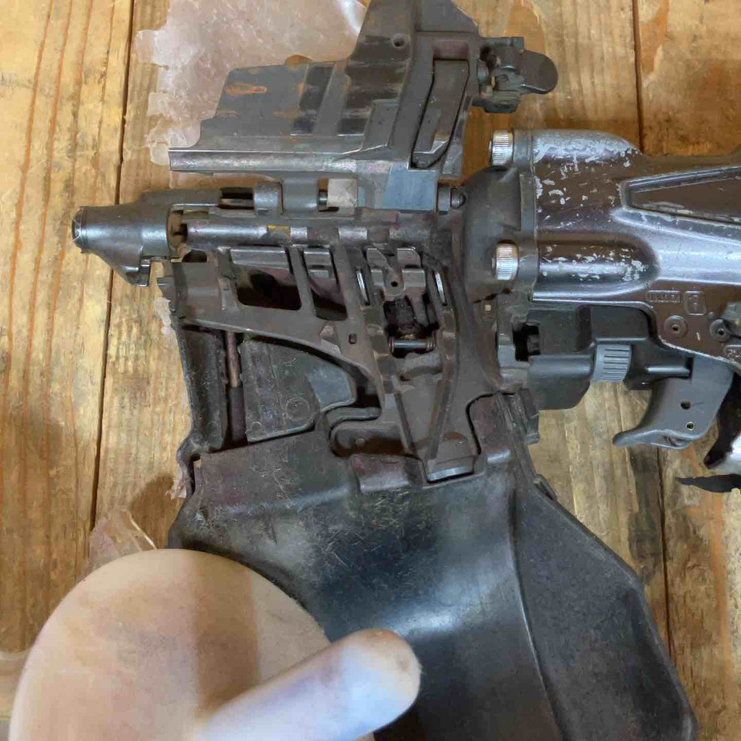 【動作良好】★マックス(MAX) 高圧エア釘打ち機 HN-90N4(D)-G【所沢店】