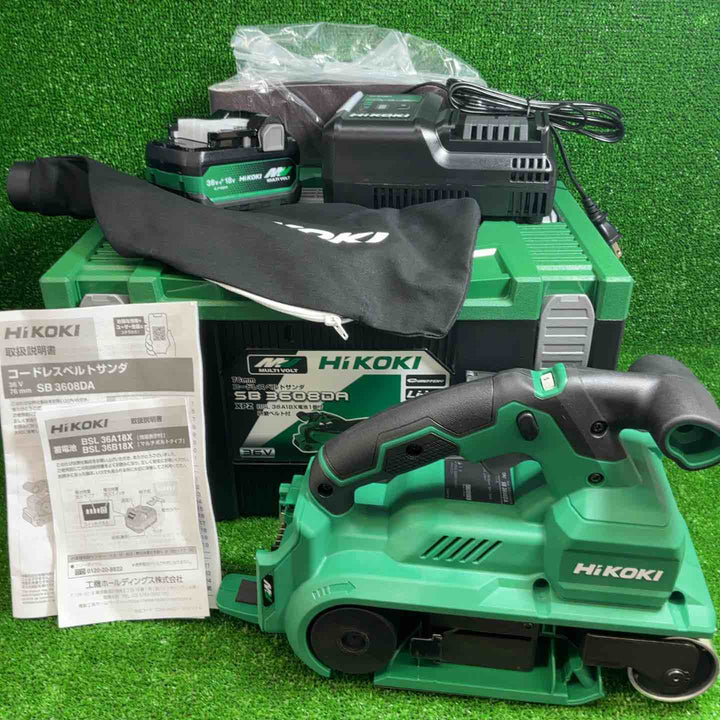 ハイコーキ(HIKOKI ※旧:日立工機) コードレスベルトサンダー SB3608DA(XPZ)【藤沢店】