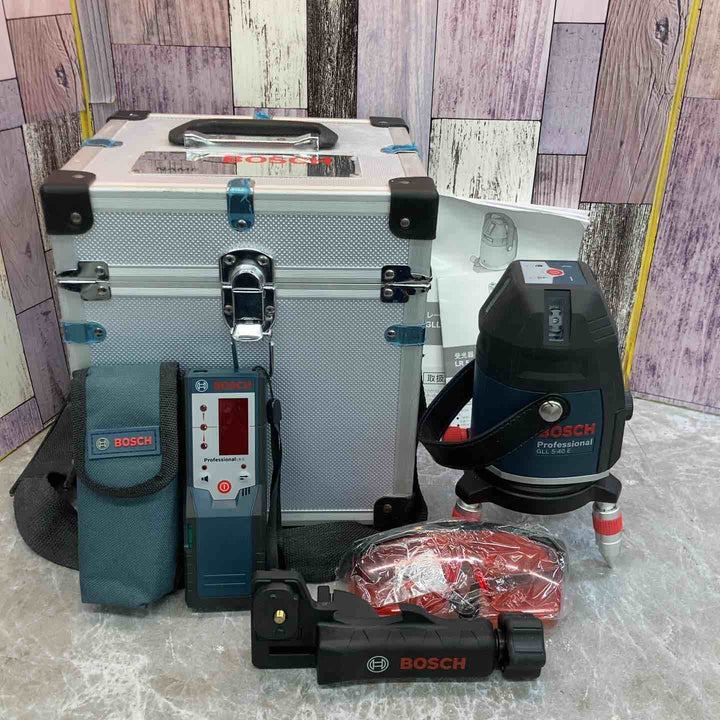 ◇ボッシュ(BOSCH)  電子整準方式・ レーザー墨出し器 GLL5-40ELR【八潮店】