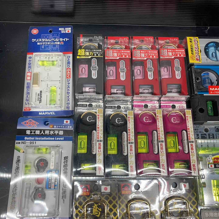 水平器 磁石モデル マグネット付き 30個まとめ売り エビスダイヤモンド KOD シンワ等【川越店】