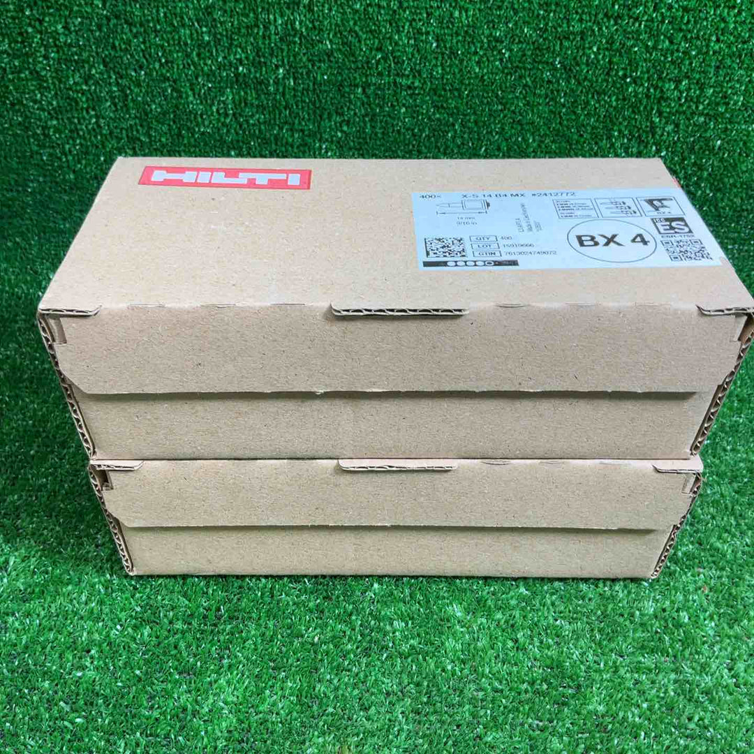 【未使用品】 HILTI(ヒルティ)鉄鋼用ネイル　BX4用ピン 14mm 鋼材ピン X-S14 B4MX 2箱セット 【藤沢店】