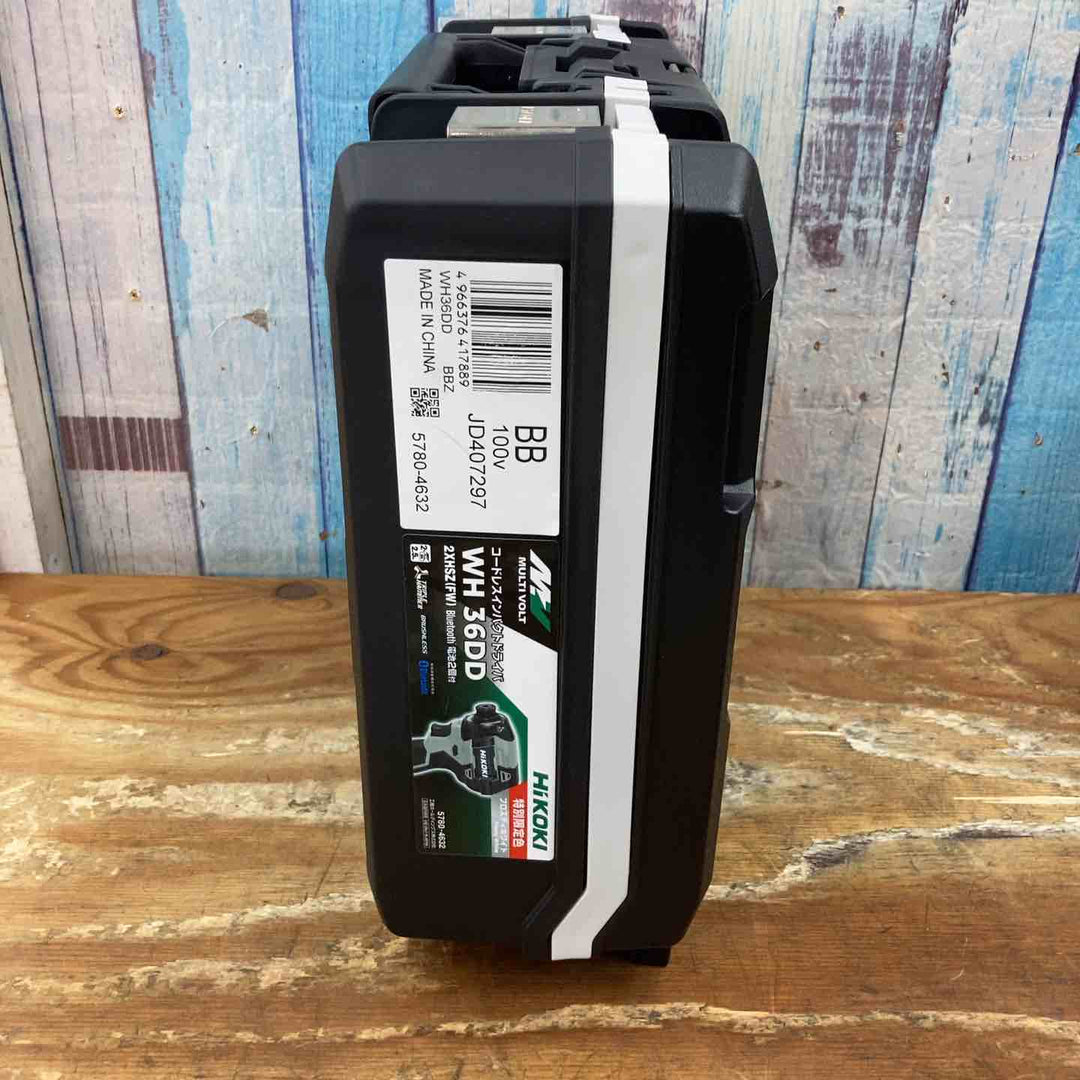 【未使用品】★ハイコーキ(HIKOKI ※旧:日立工機) コードレスインパクトドライバー WH36DD(2XHSZ)(FW) 限定色 36V フルセット【柏店】