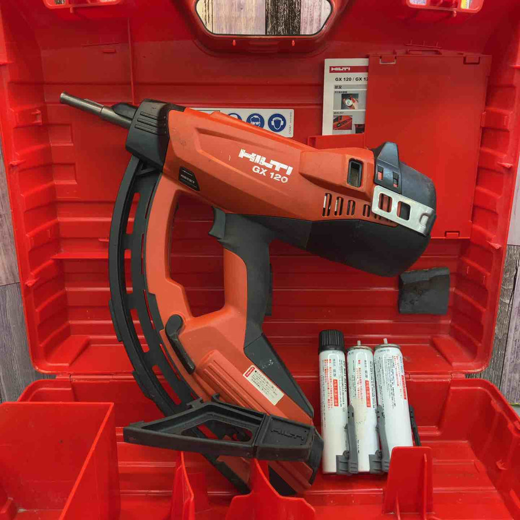 【店頭引取限定】【中古】【現状販売】Hilti ヒルティ ガス式鋲打機 24,200円(税込) ◇ヒルティ(HILTI) ガス式鋲打機 GX120【八潮店】 – アクトツール