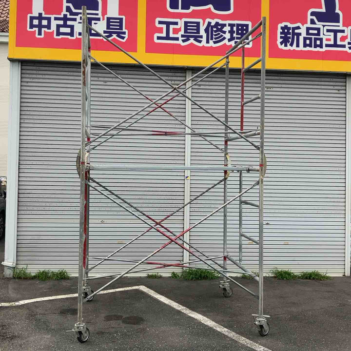【店頭受取り限定】◇メーカー不明　組み立て式 ローリングタワー 2段 型式不明【八潮店】