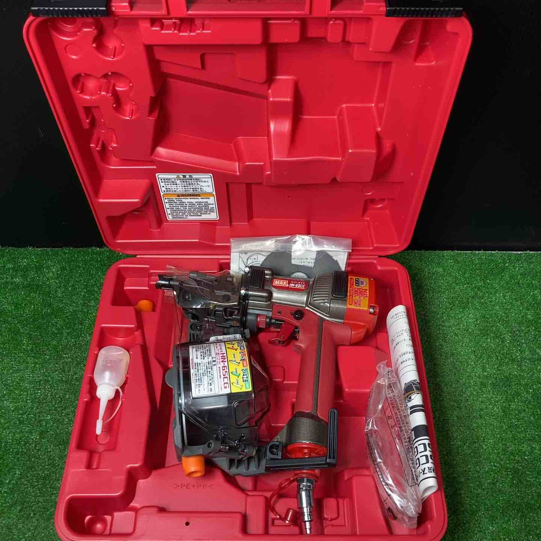 【美品】★マックス(MAX) 高圧エア釘打ち機 HN-65CG【岩槻店】