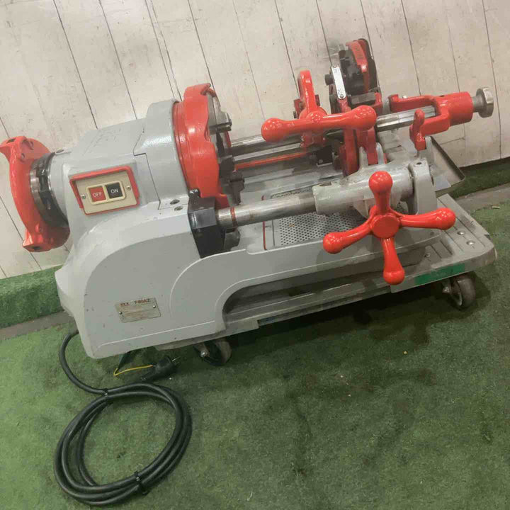 【店頭受取り限定】★レッキス(REX) パイプマシン(切削ねじ加工機) F80AⅢ F80A3 動作確認済【川口店】