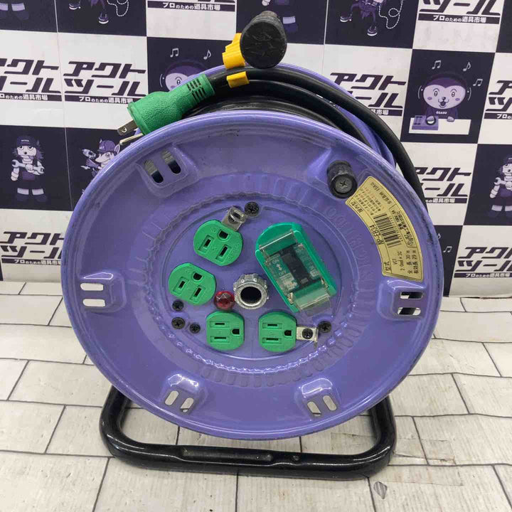 ◇日動 コードリール NP-EB34 ブレーカー付 22A-30M【所沢店】
