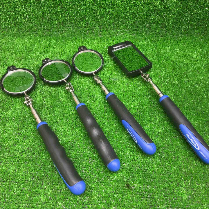 ブルーポイントLEDライト角各ミラーUIM2RSLT、ブルーポイント検査丸ミラーUIM2LT×3 4点セット【藤沢店】