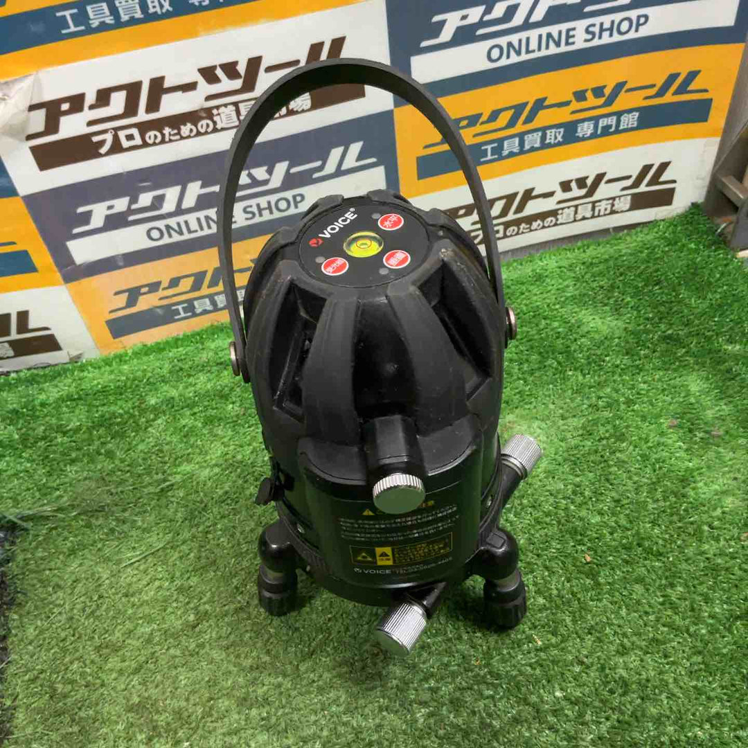 ◇VOICE 5ラインレーザー墨出し器 VLR-5X 矩十字・横【草加店】
