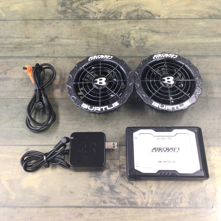 〇バートル(BURTLE) ファンユニット AC370 /エアークラフト リチウムイオンバッテリー 19V AC360 セット 空調服用 【東大和店】