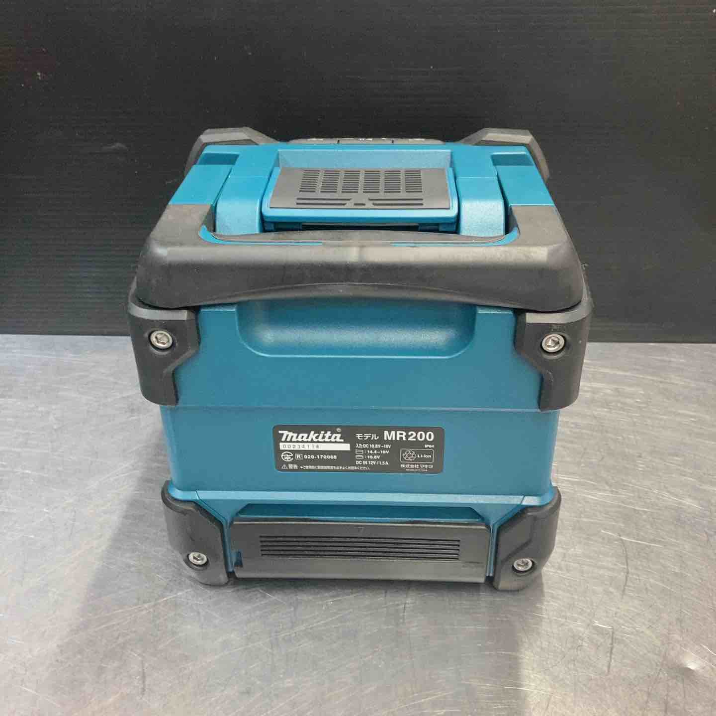 中古品】 マキタ(makita) コードレススピーカー MR200 本体のみ