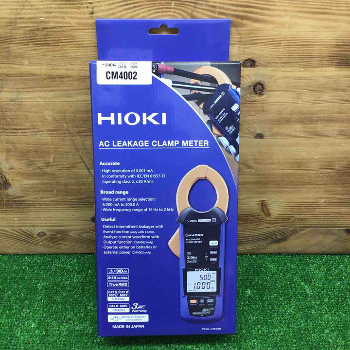 【未使用品】 HIOKI/日置電機 ACリーククランプメータ CM4002 【鴻巣店】