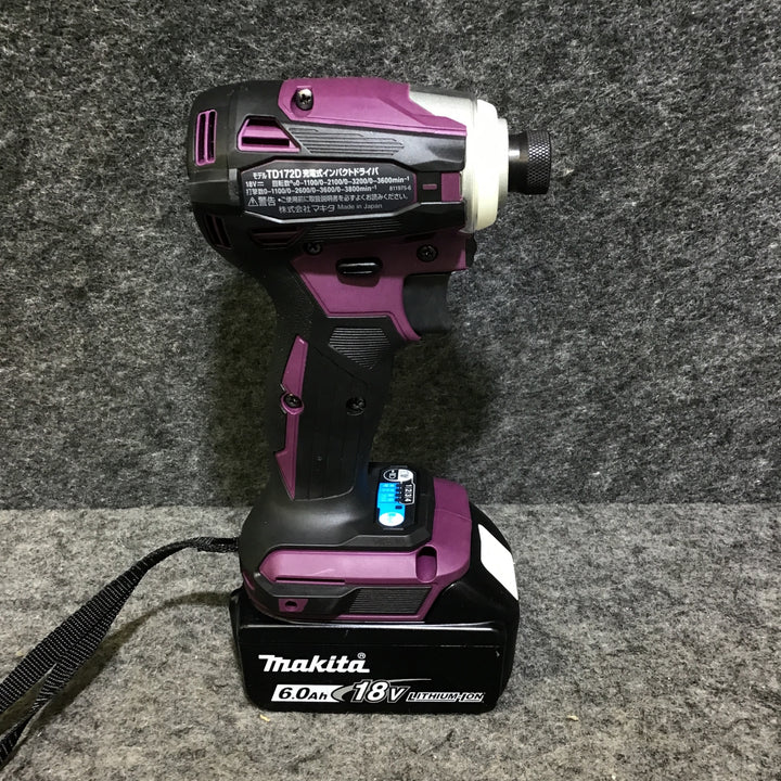 【美品中古】マキタ(makita) コードレスインパクトドライバー TD172DGXAP【桶川店】