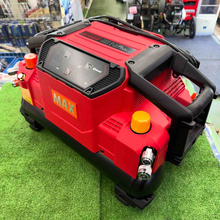 【10月限定セール！未使用】 マックス MAX 高圧 常圧 兼用 エアコンプレッサー AK-HL1310E2 レッド 【桶川店】