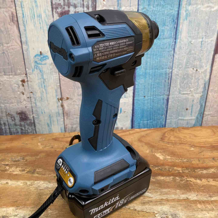 【未使用品】マキタ makita コードレスインパクトドライバー TD173DGXPB　プレミアムブルー 20周年 限定色 プレミアムカラー【柏店】