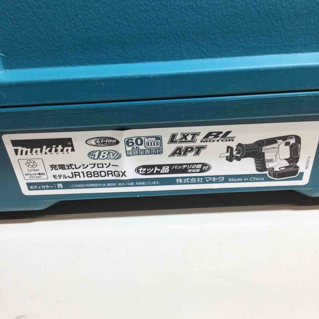 ★マキタ(makita) コードレスレシプロソー JR188DRGX【戸田店】