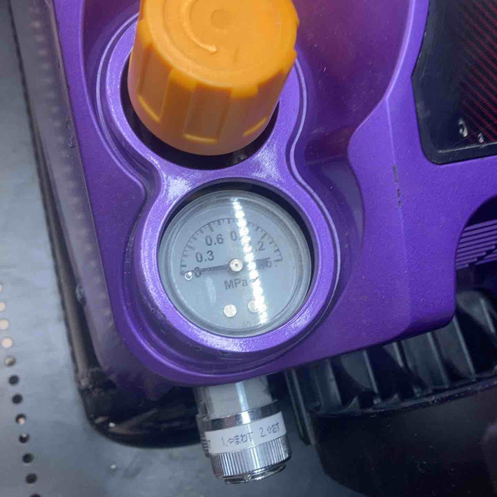 【中古品】マックス(MAX) 高圧エアコンプレッサー AK-HL1270E3 メタリックパープル 動作確認済み【川越店】