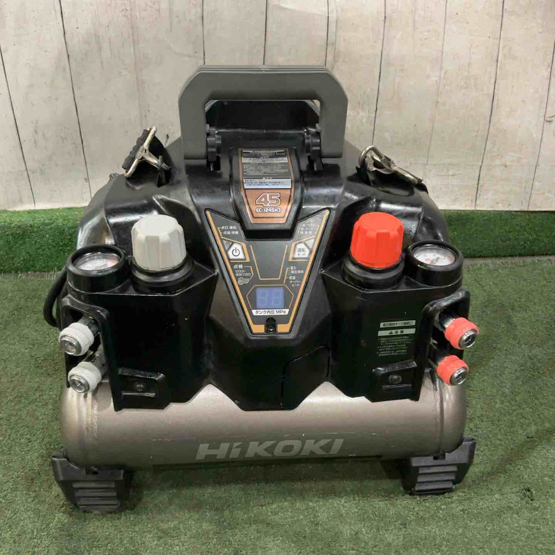★ハイコーキ(HIKOKI ※旧:日立工機) 高圧エアコンプレッサ EC1245H3(CTN) 動作確認済【川口店】