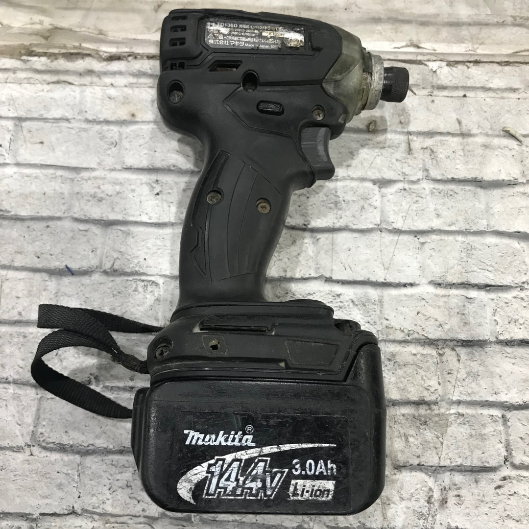 ★マキタ(makita) コードレスインパクトドライバー TD136DRFXB【川口店】