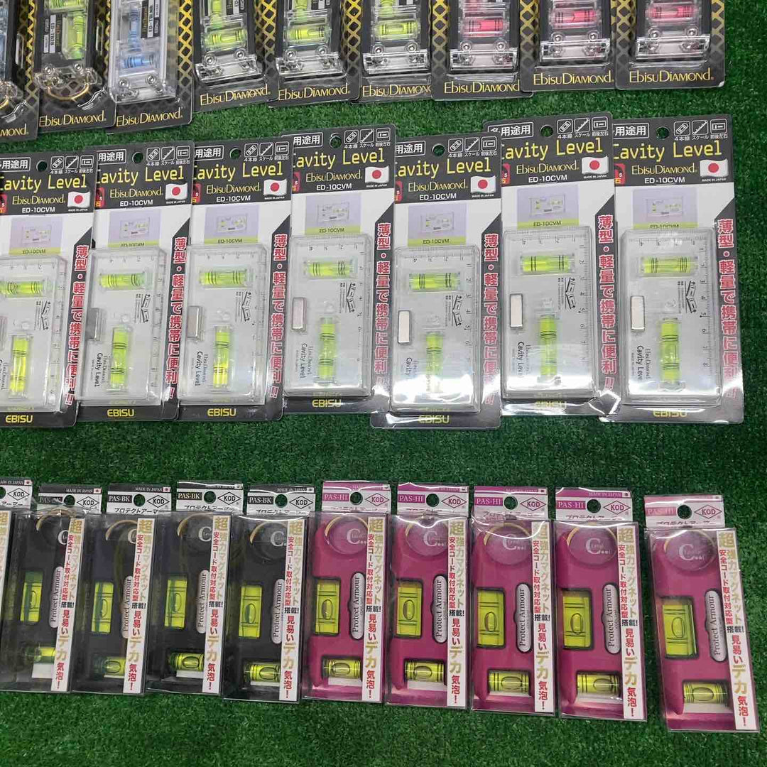 18go【未開封/送料無料】水平器 磁石モデル マグネット付き 40個まとめ売り エビスダイヤモンド KOD シンワ等【川越店】