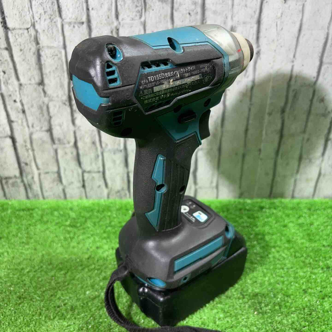 ★マキタ(makita) コードレスインパクトドライバー 18V3.0Ah TD155DRFX 動作確認済【川口店】