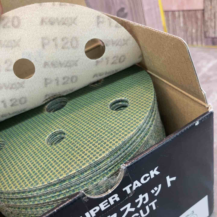 KOVAX(コバックス) スーパータック マックスカット P120 Φ125mm 100枚入り 3箱セット【八潮店】