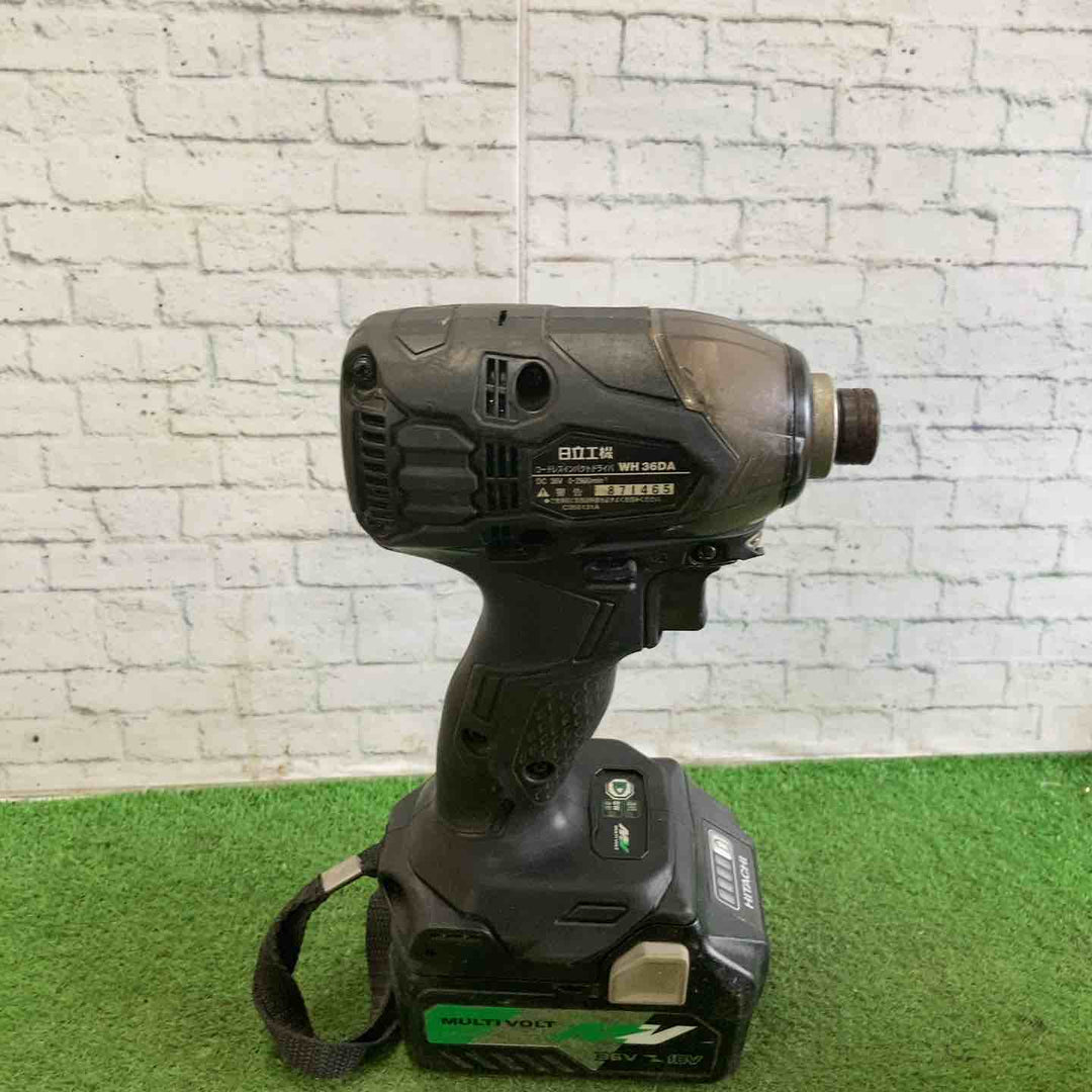 ★ハイコーキ(HIKOKI ※旧:日立工機) コードレスインパクトドライバー WH36DA(2XPB)【町田店】