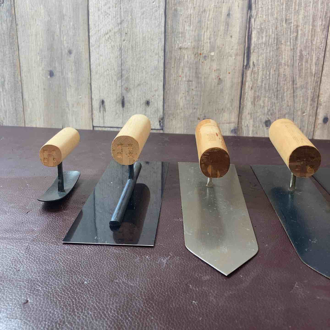 【中古美品】【まとめ売り】東京西勘 油焼左官ゴテ 東京石輝 6個セット こて 鏝【東大和店】