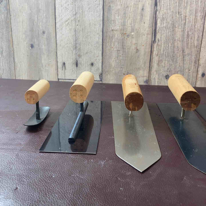 【中古美品】【まとめ売り】東京西勘 油焼左官ゴテ 東京石輝 6個セット こて 鏝【東大和店】