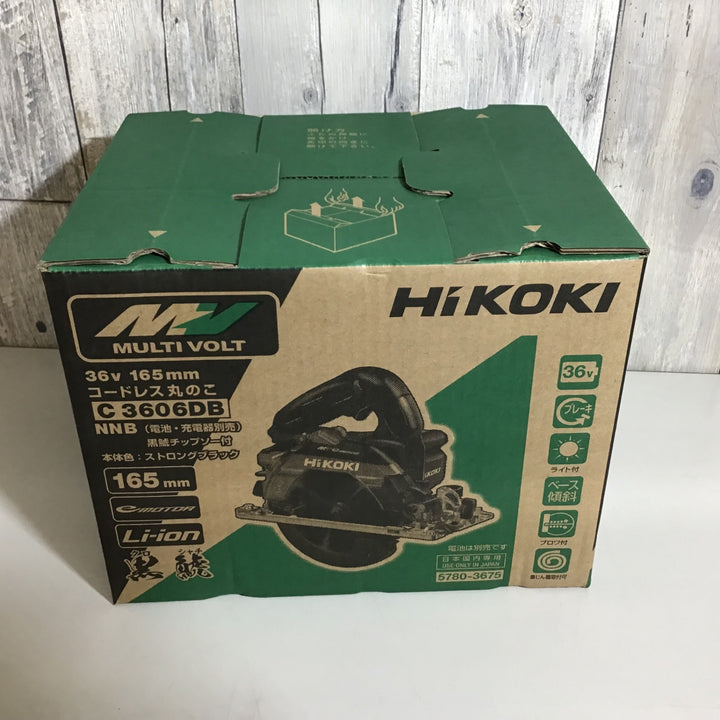 【未使用品】★送料無料★ハイコーキ HIKOKI 36V コードレスマルノコ C3606DB(NNB)【戸田店】