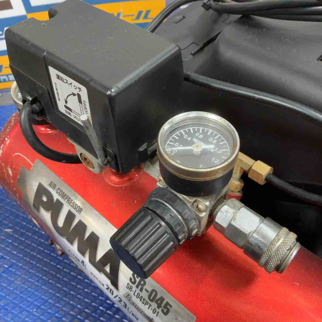 ◇藤原産業 (SK11) オイルレス エアーコンプレッサー SR-045 タンク容量 4L SR-L04SPT-01【草加店】