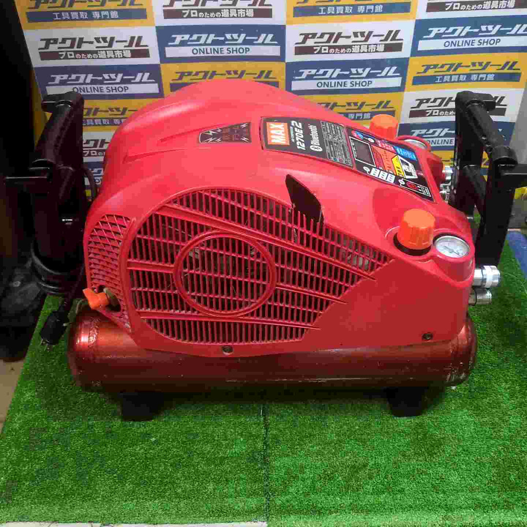 ★マックス(MAX) エアコンプレッサー AK-HL1270E2_レッド【草加店】