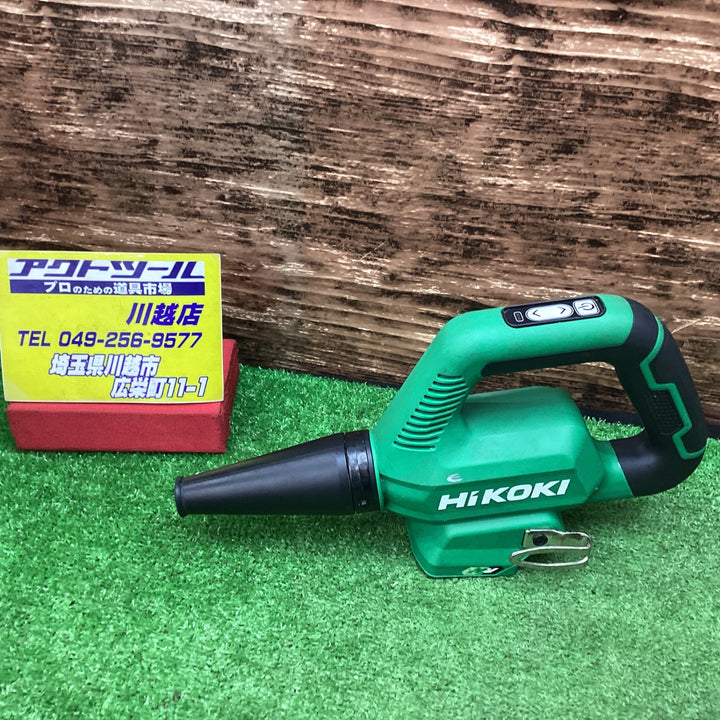 ハイコーキ(HIKOKI ※旧:日立工機) コードレスブロア RB36DB(NN) 最大風速	102m/s 動作確認済み【川越店】