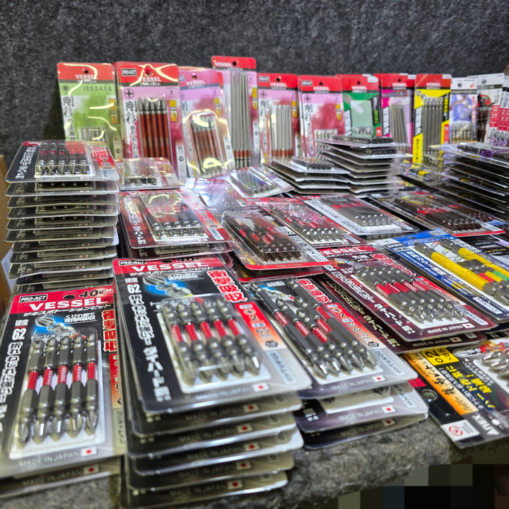 【まとめ売り！未使用品】インパクト用 ビット 5本入 221パックまとめ 約1105本 Anex VESSEL SUNFLAG メーカー・サイズ混合【桶川店】