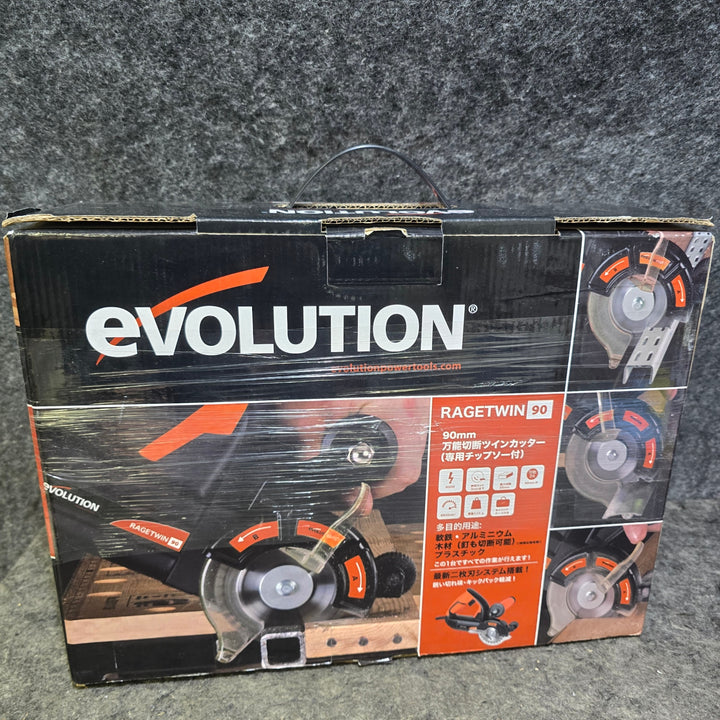 【特別特価！未使用品】エボリューション RAGE (レイジ) 万能切断 ツインカッター 90mm R90TWIN【桶川店】