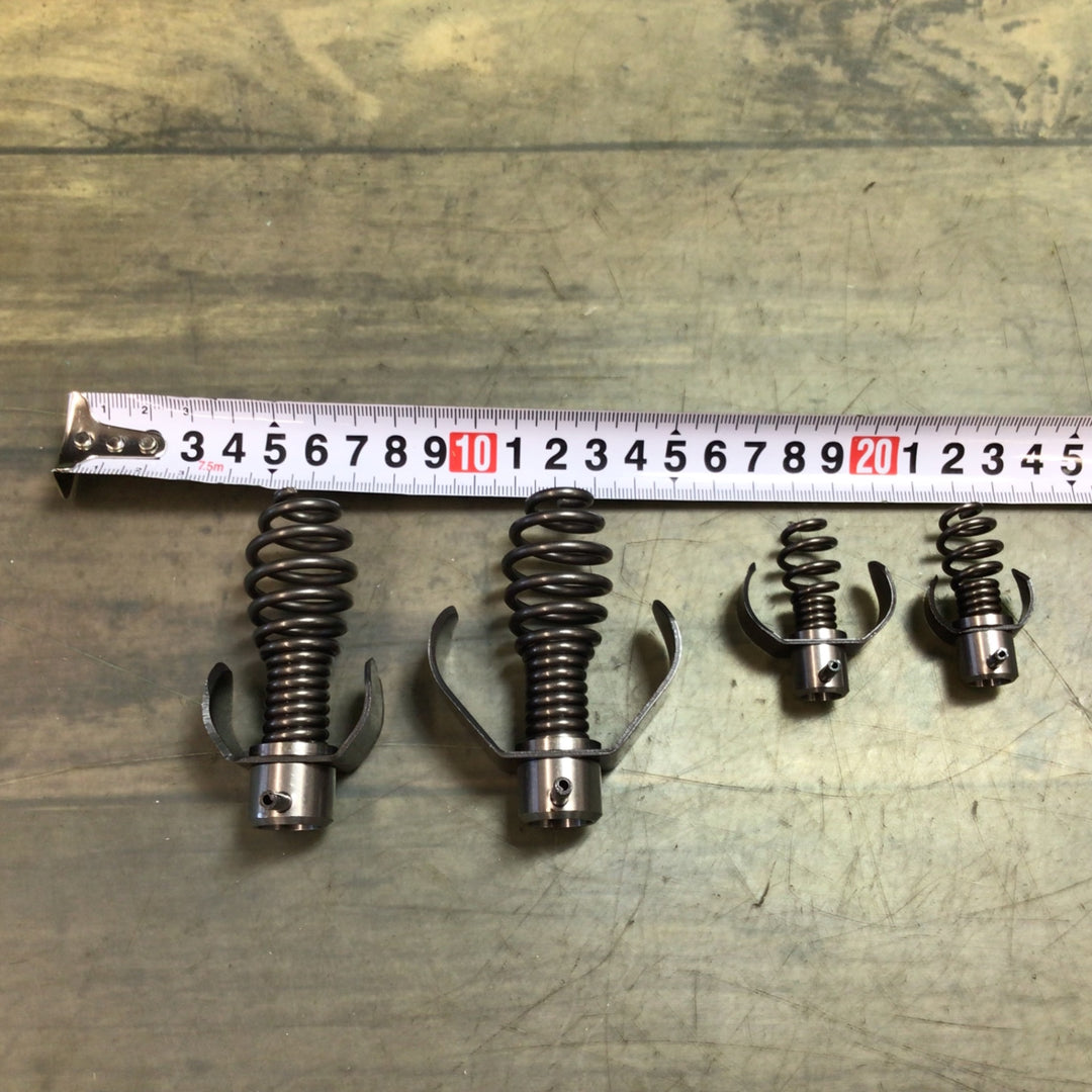 【未使用品】〇カンツール ワイヤー清掃器用アクセサリー セット（ヘッド取り換え工具・ヘッド）【東大和店】