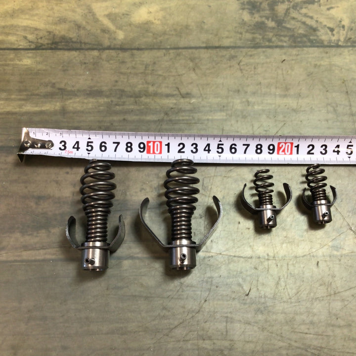 【未使用品】〇カンツール ワイヤー清掃器用アクセサリー セット（ヘッド取り換え工具・ヘッド）【東大和店】