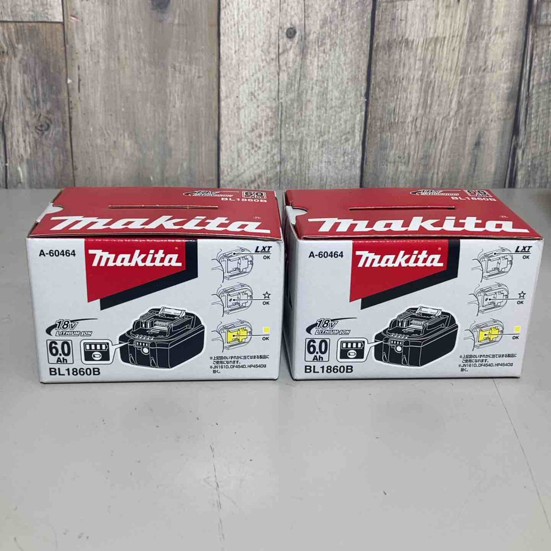 ▼マキタ(makita) リチウムイオンバッテリー 18V/6.0Ah BL1860B 6個セット 純正品【戸田店】