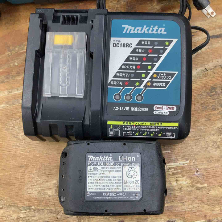 【中古品】★マキタ(makita) コードレストリマー RT50DRG バッテリー充電器セット【柏店】