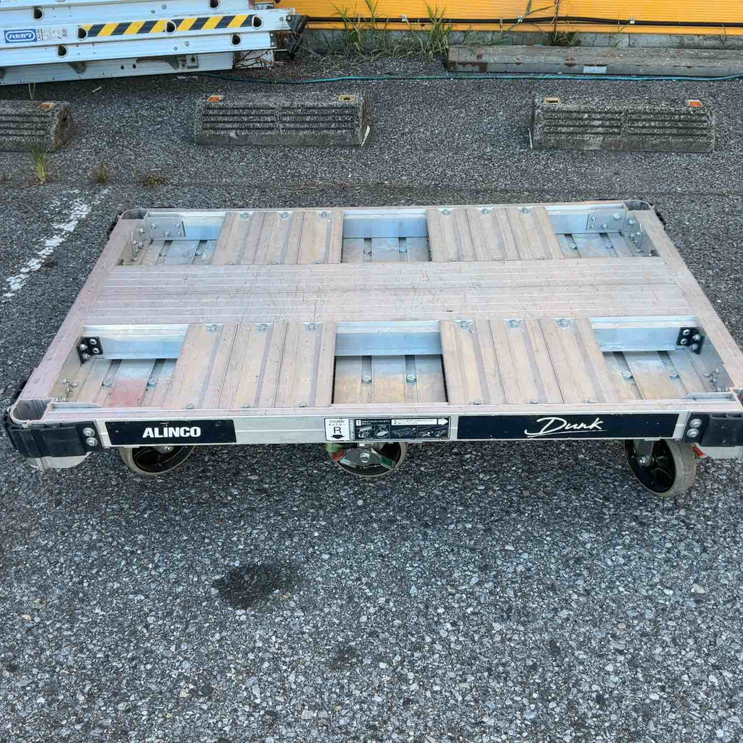 【店頭受取り限定】台車 6輪 1t 平台車 ダンク MTR1000 750x1200mm アルミ製 方向規制機能付 最大積載質量1000kg【草加店】